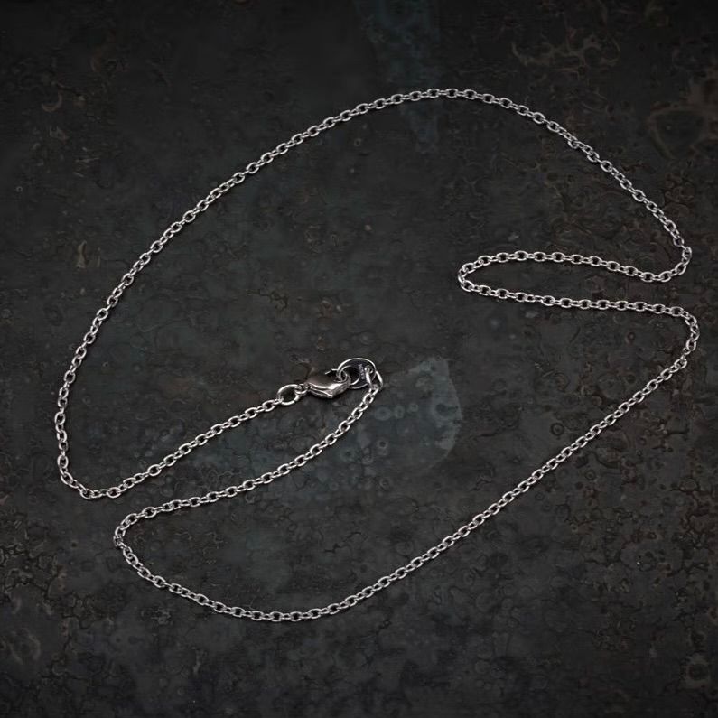 【残りわずか】Oval Chain Necklace(SILVER)