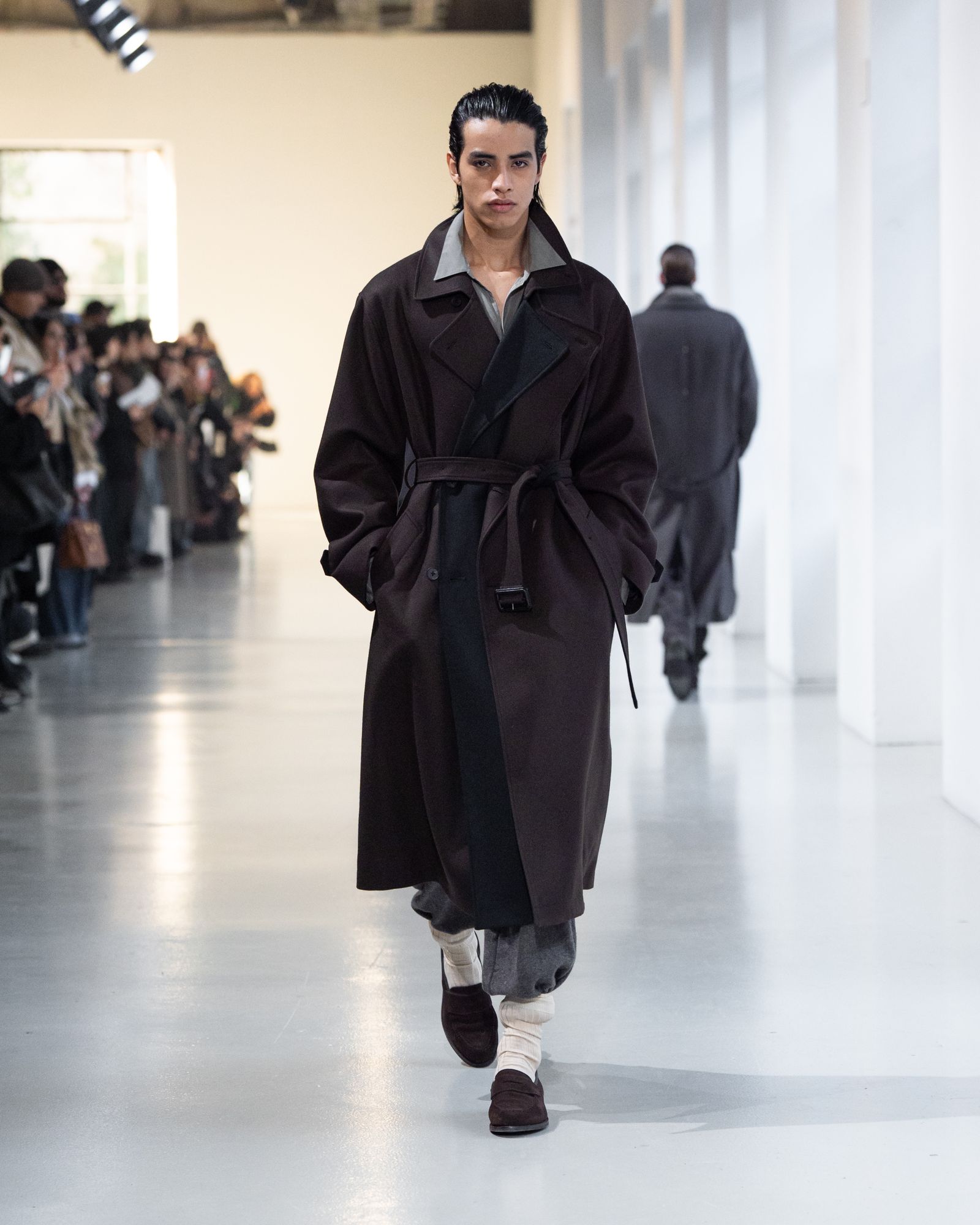 ssstein - 【残り一点】Silk/Nylon Oversized Skipper Shirt | ACRMTSM