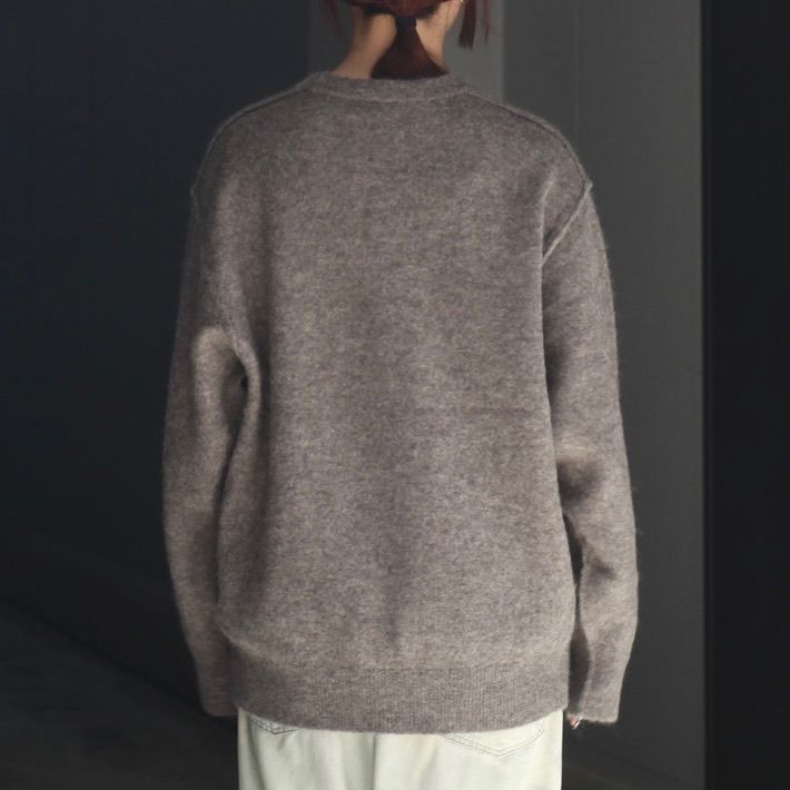 【残りわずか】Wool/Alpaca Knit Crew Neck LS