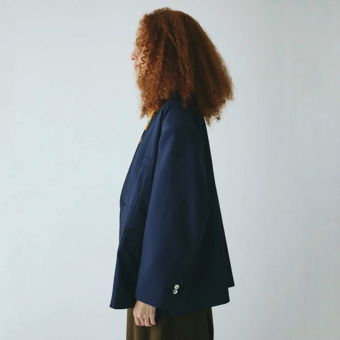 【残り一点】No Collar Over Jacket