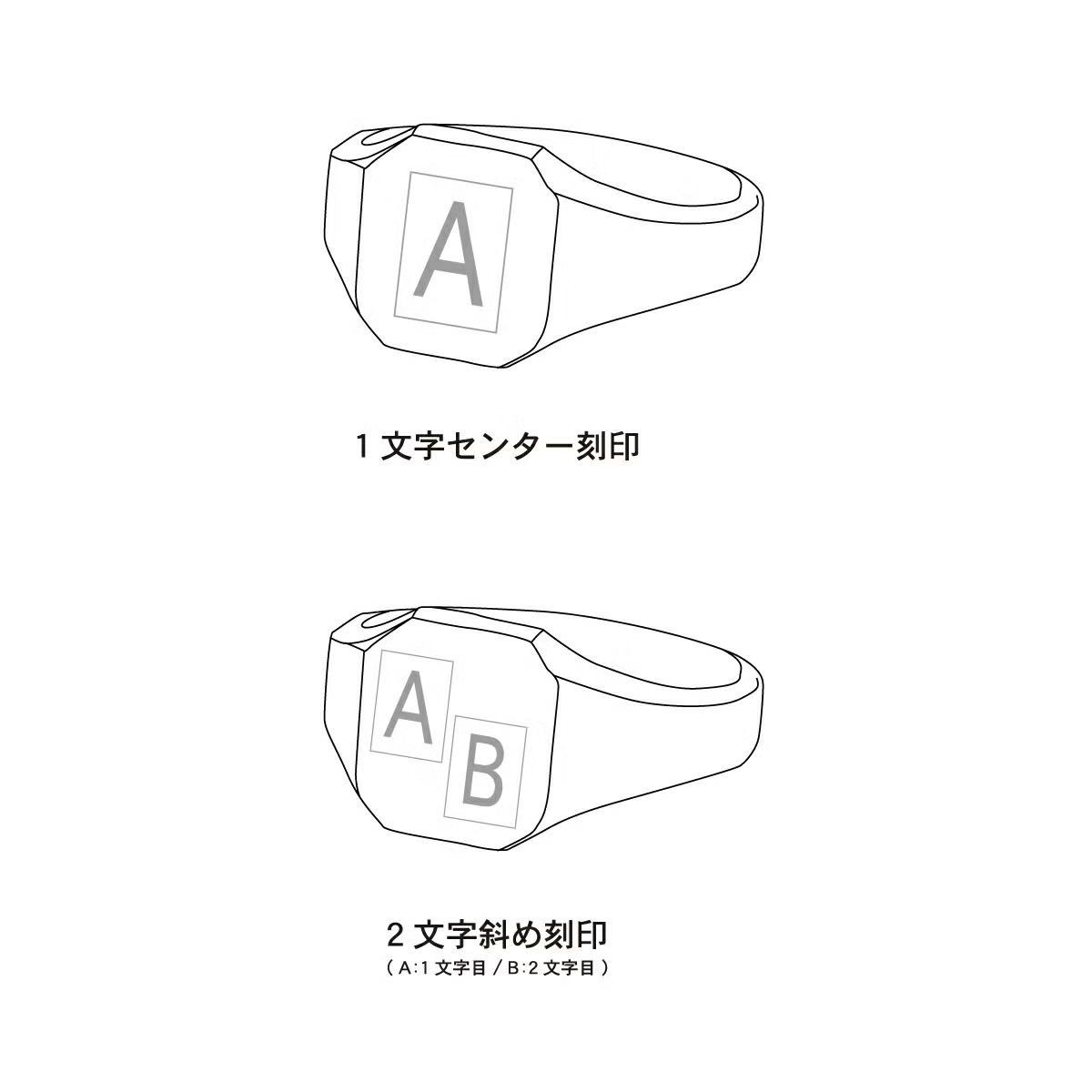 【お取り寄せ注文可能】Signet Ring No.3(K18 YELLOW GOLD)