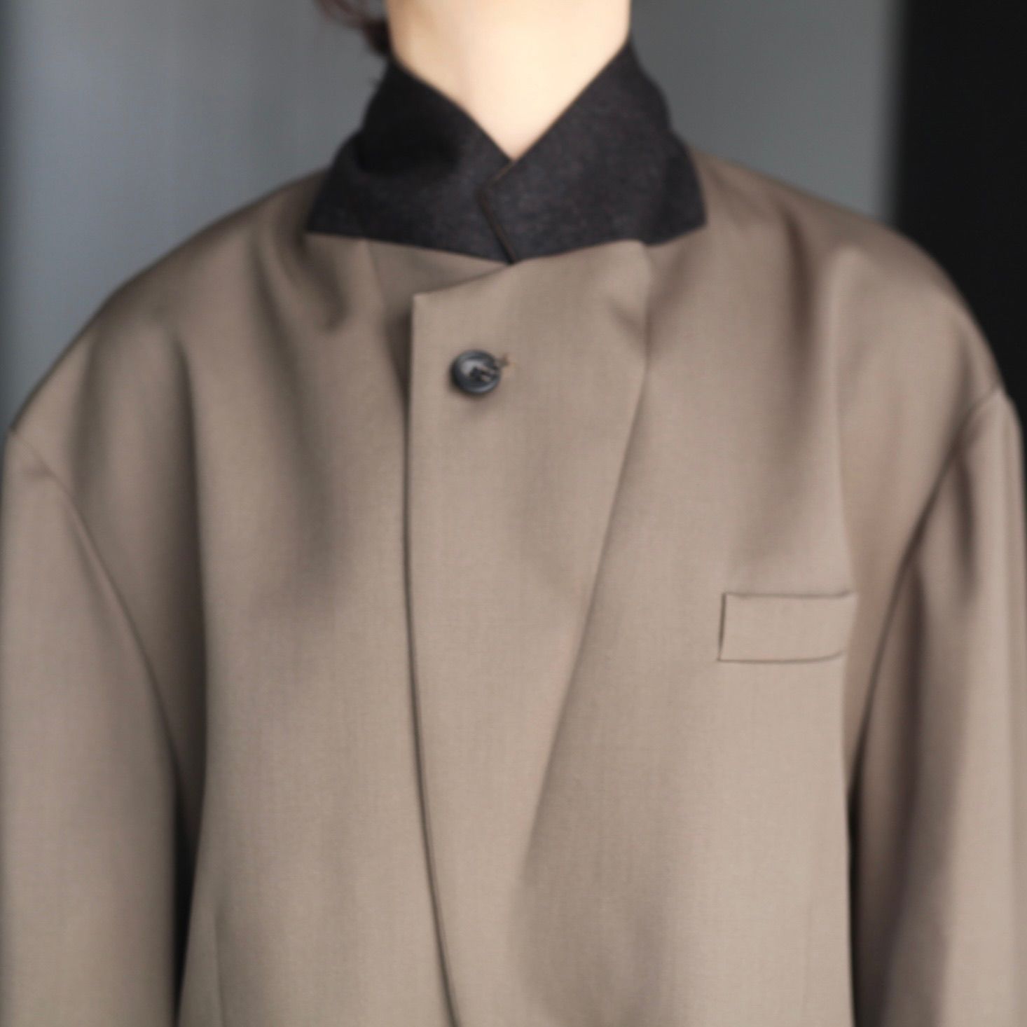 【残り一点】Oversized Single Breasted Long Jacket