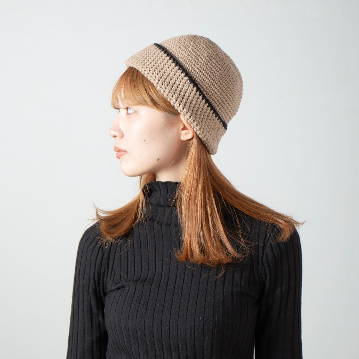 【残りわずか】Hand Knit Crusher Cap