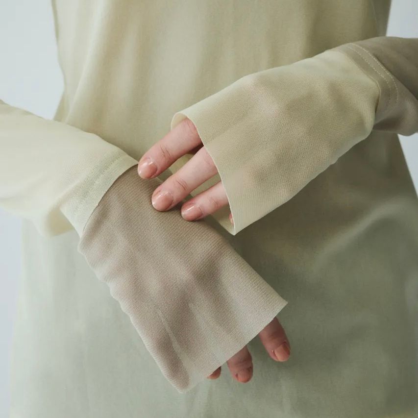 【残り一点】Bi Color Mesh Inner Tops