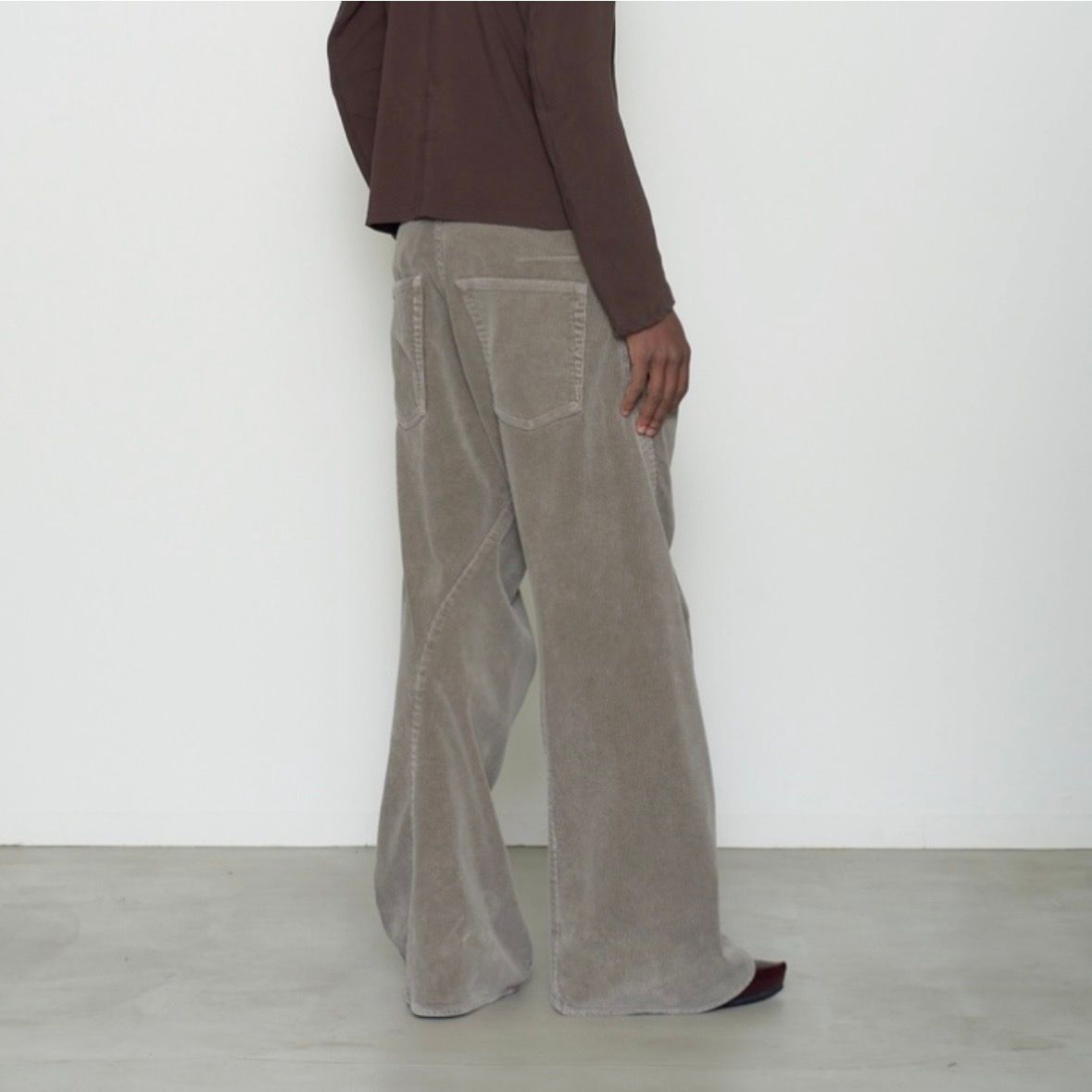 【残り一点】3D Twisted Wide Leg 5P Pants
