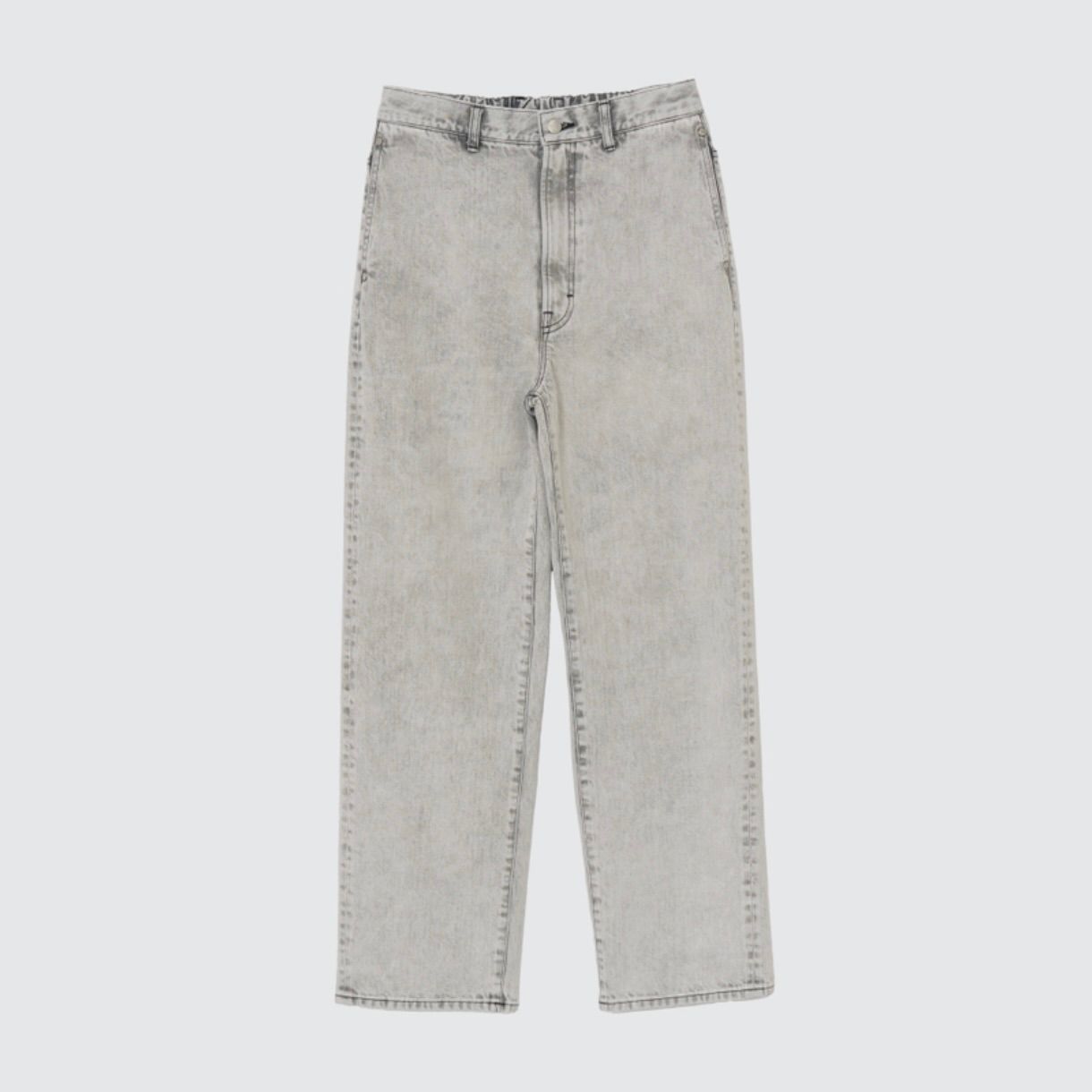 【残り一点】Denim Wide Straight Pants Vintage Wash