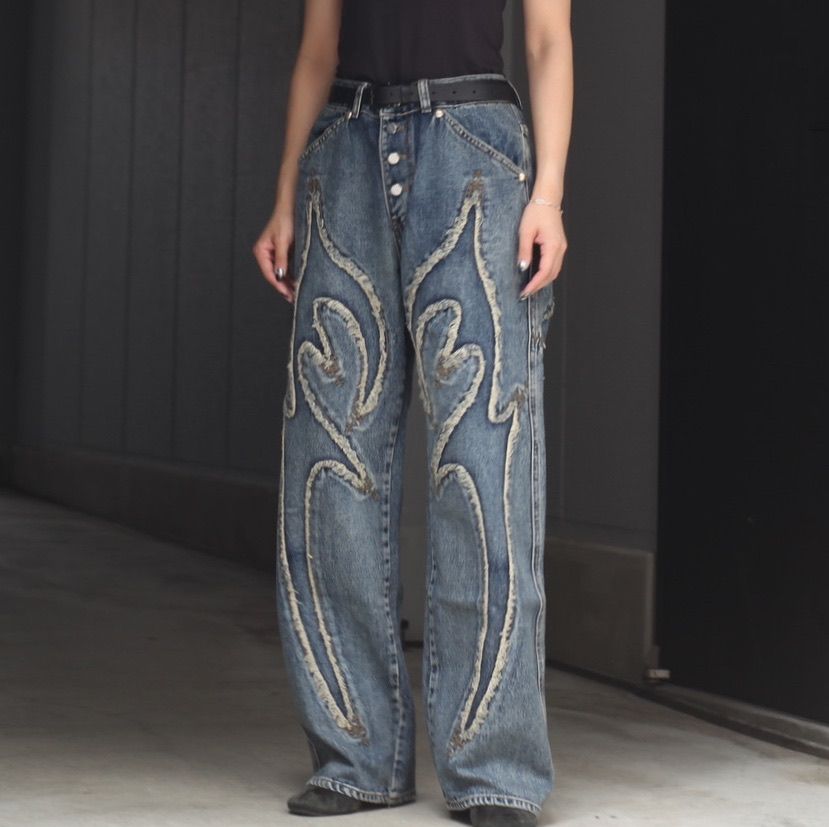 【残り一点】Tribal Denim Pants