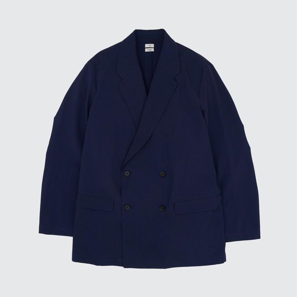 【残り一点】Wool Washer Tropical Double Breasted Jacket