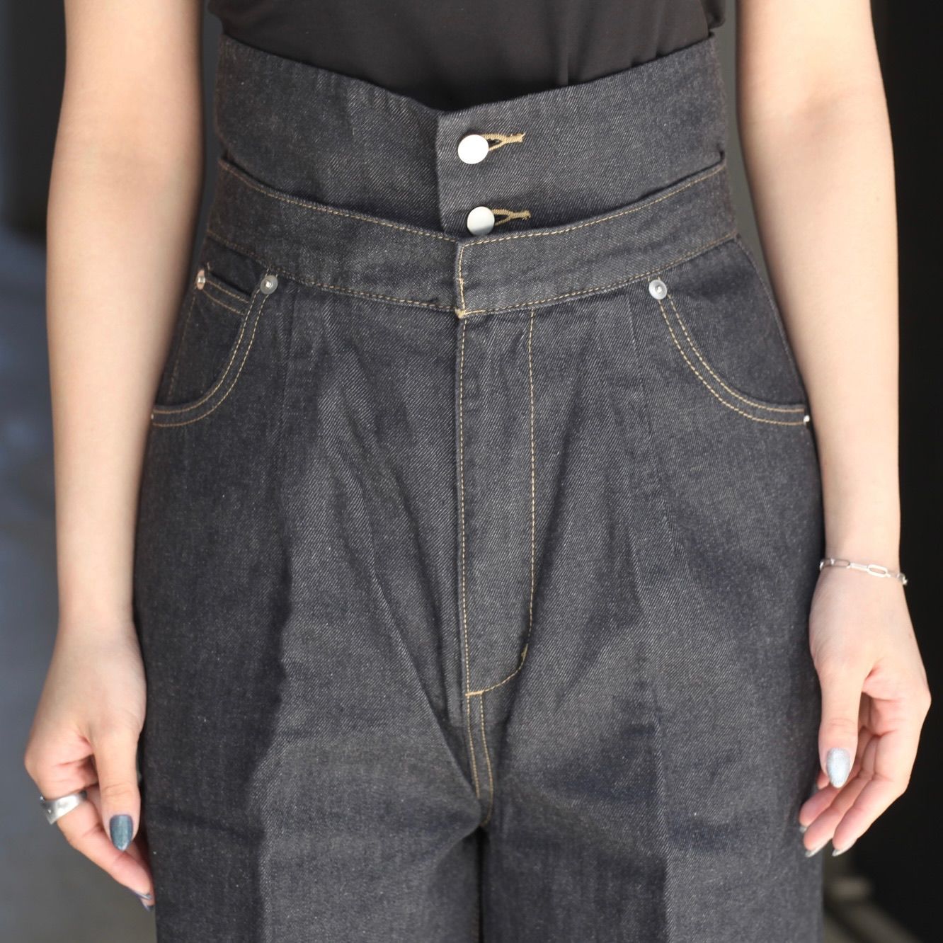 【残り一点】Corset Denim PT