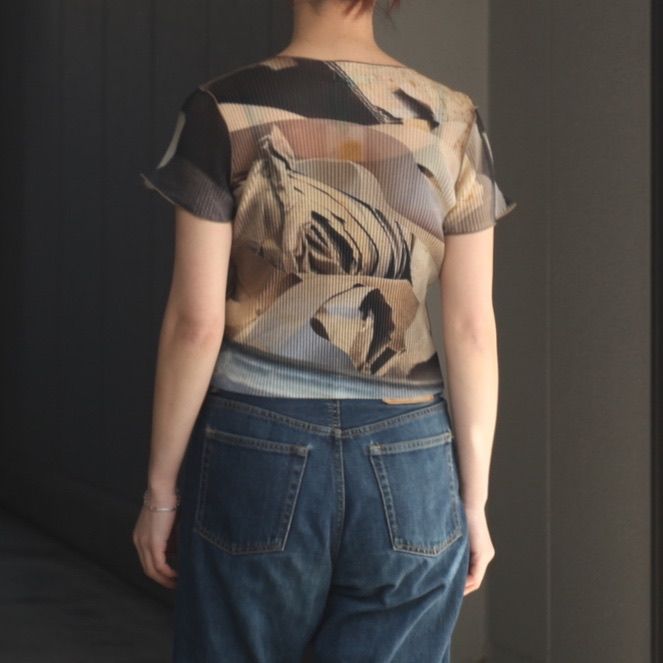 【残り一点】Sheer Graphic Tiny Top