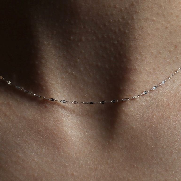 未使用5.2万 Preek プリーク ネックレス PATCH CHAIN NECKLACE