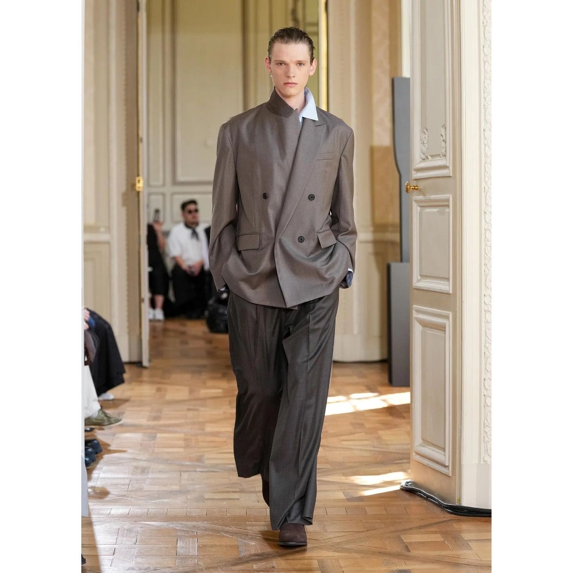 【残り一点】Extra Fine Wool Double Breasted Blazer