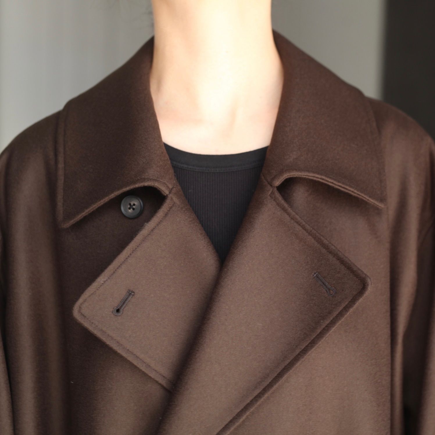 【残りわずか】Oversized Double Breasted Coat(WOOL)