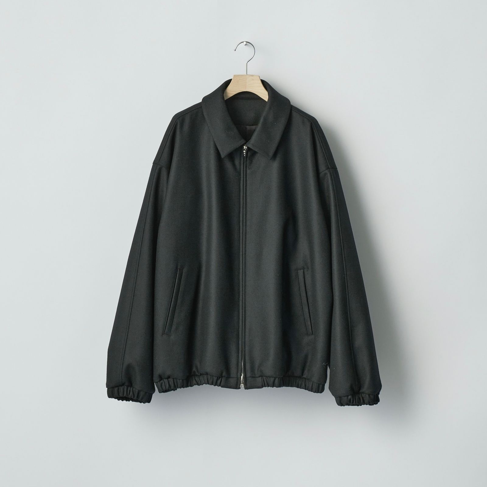 【残りわずか】Melton Oversized Zip Jacket