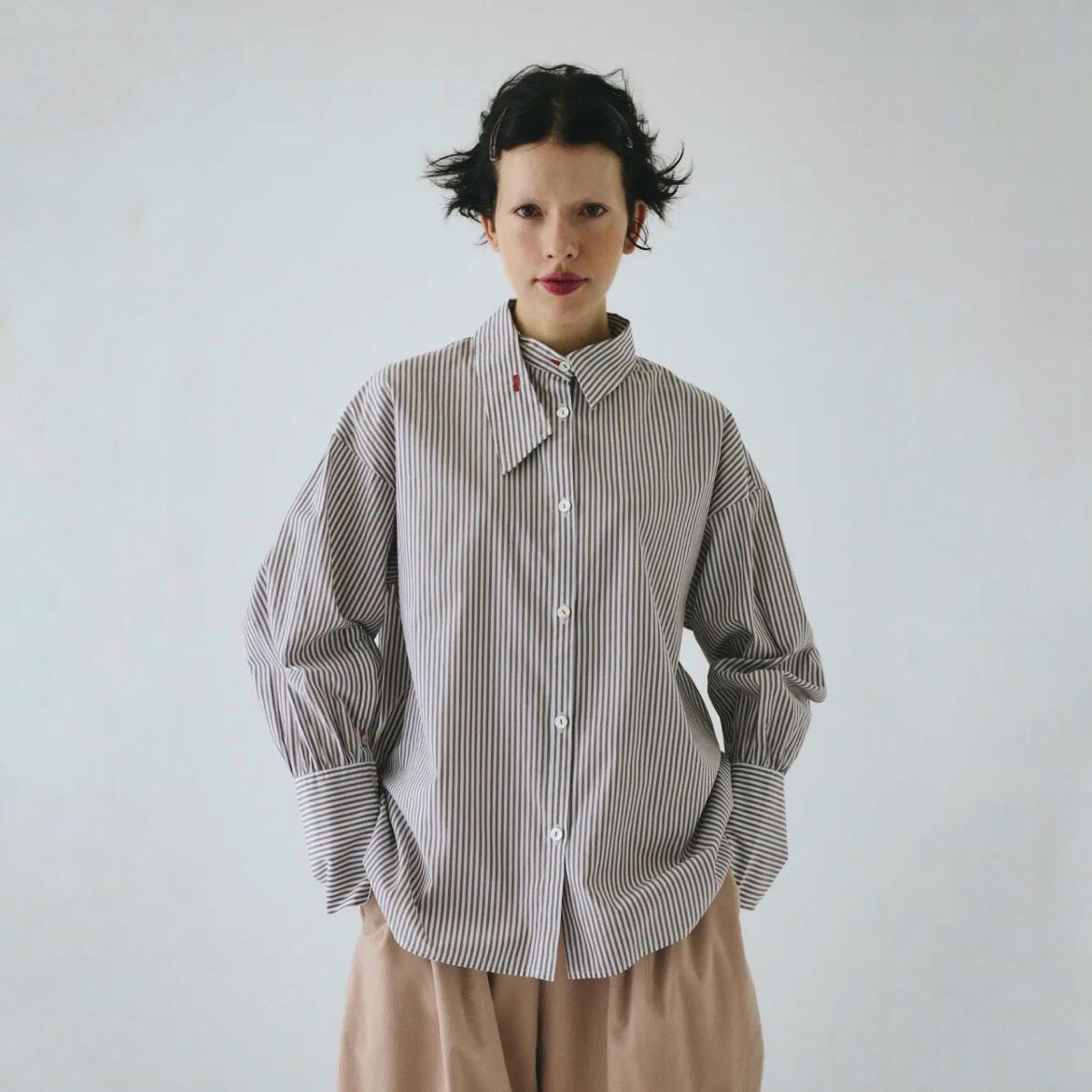 【残り一点】Asymmetry Collar Shirt