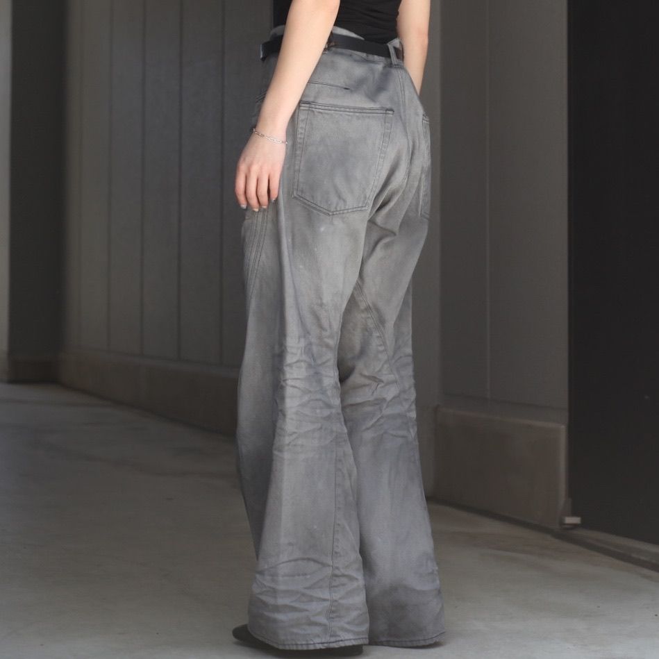 【残りわずか】3D Twisted Wide Leg Jeans