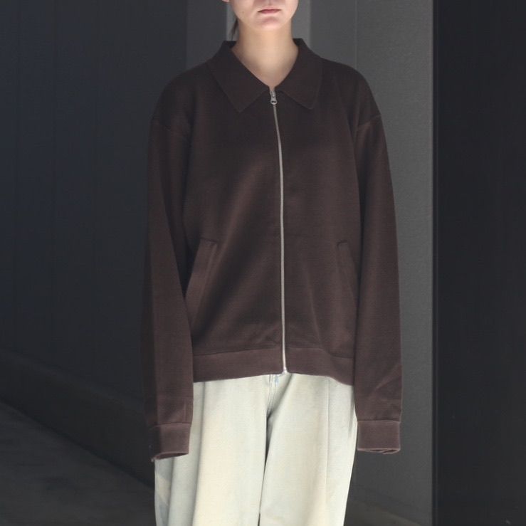 【残り一点】Co/Wo Moss Stitch Zip Blouson