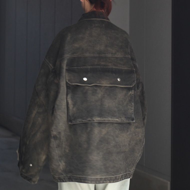 【残り一点】Black Stained Duck Jacket