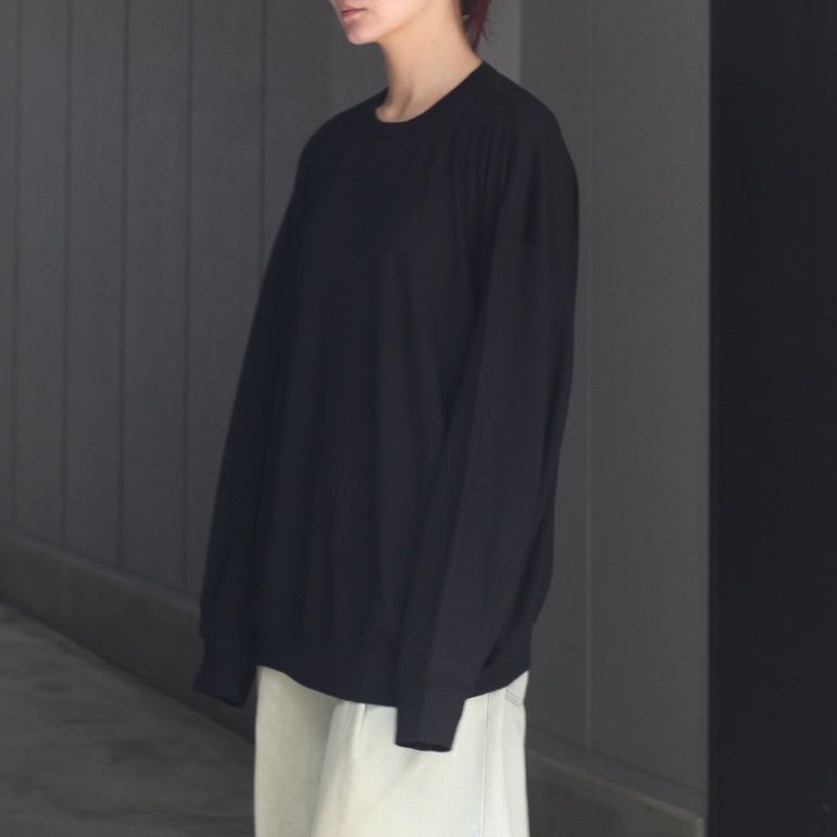 【残り一点】オーバーサイズリラックスウールL/S TEE