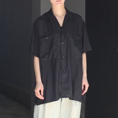 【残り一点】Cupro Open Collar Shirt