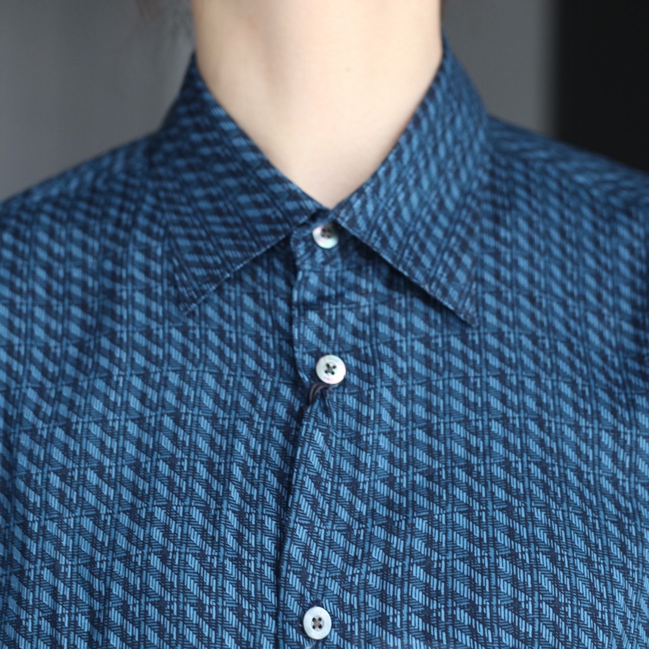 【残り一点】Vintage Pattern Printed Shirt