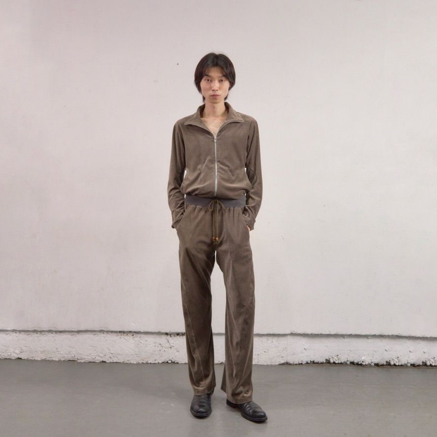 【残り一点】Velour Zip Up Track Top