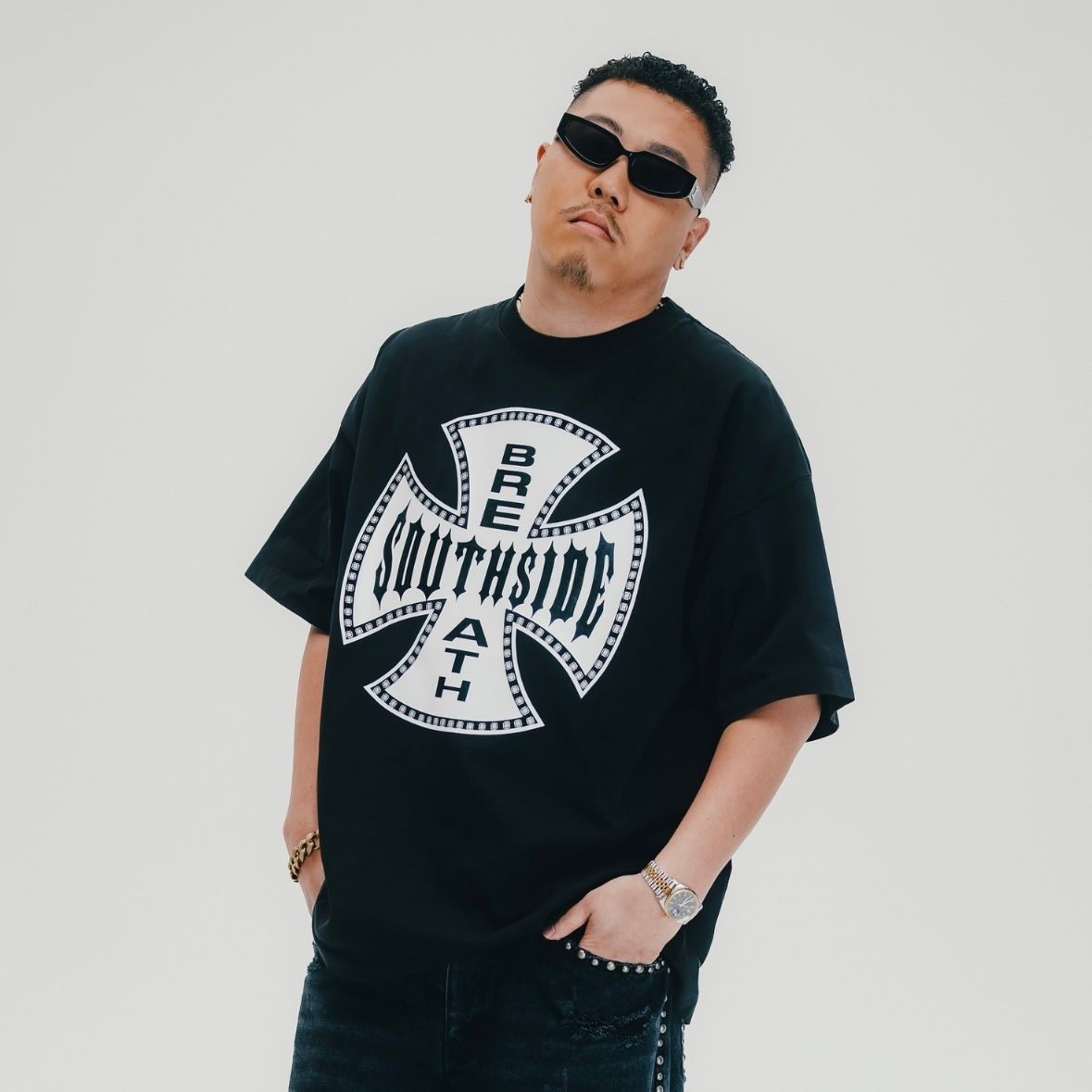 【残り一点】Southside Cross Logo Tee