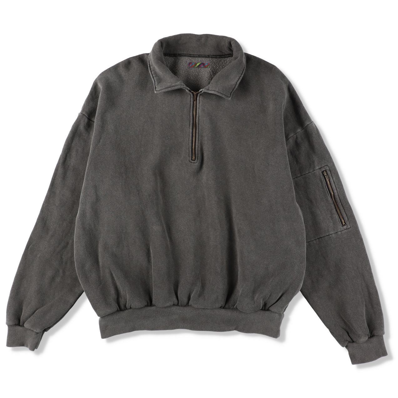 【残り一点】Pigment Dyed Zip Sweatshirt