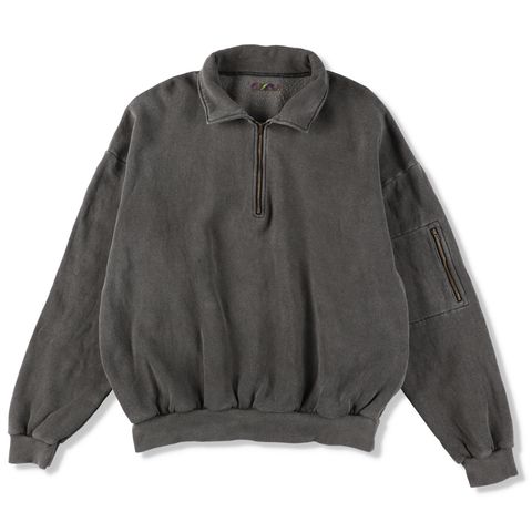 【残り一点】Pigment Dyed Zip Sweatshirt