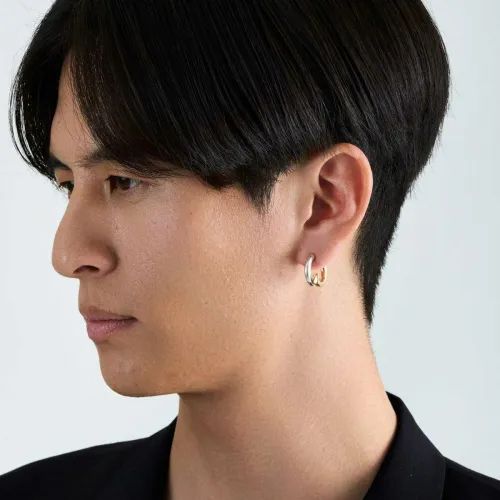 【お取り寄せ注文可能】Intersect Hoop Pierce Combi