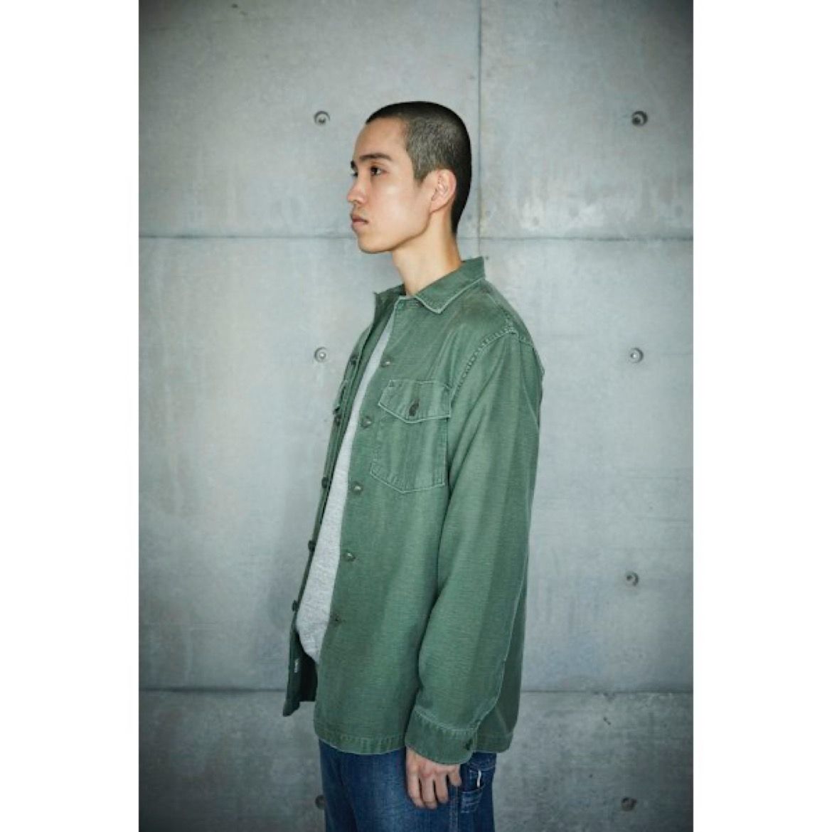 【残り一点】U.S Army Fatigue Shirt(USED WASH)