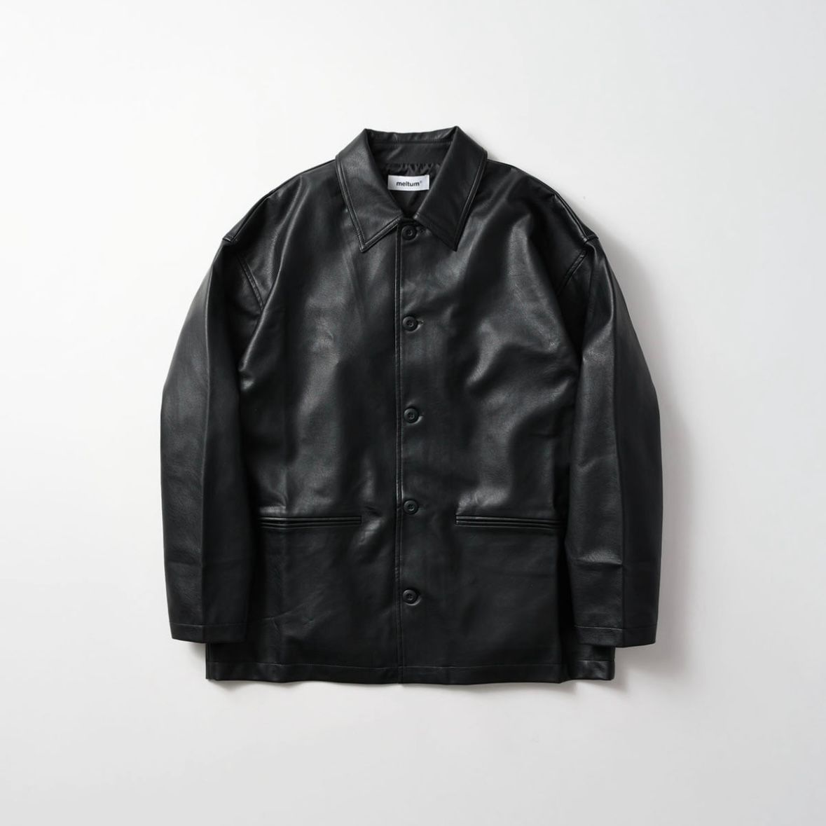 【残り一点】Synthetic Leather Half Coat