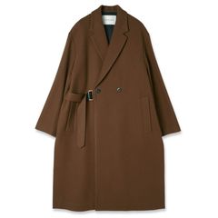 【残り一点】Lamb Wool Melton Tie Locken Long Chester Coat