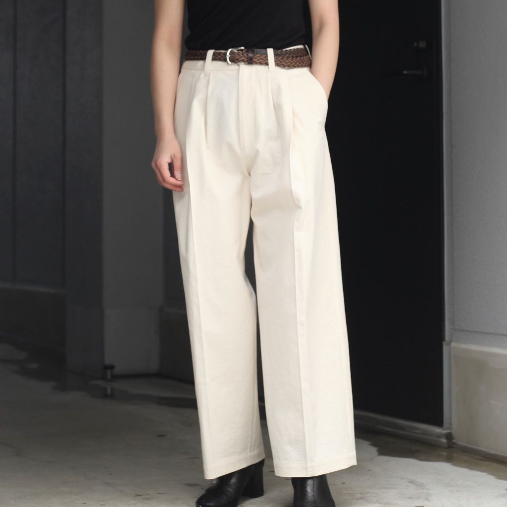 stein - 【残りわずか】Wide Straight Trousers | ACRMTSM ONLINE