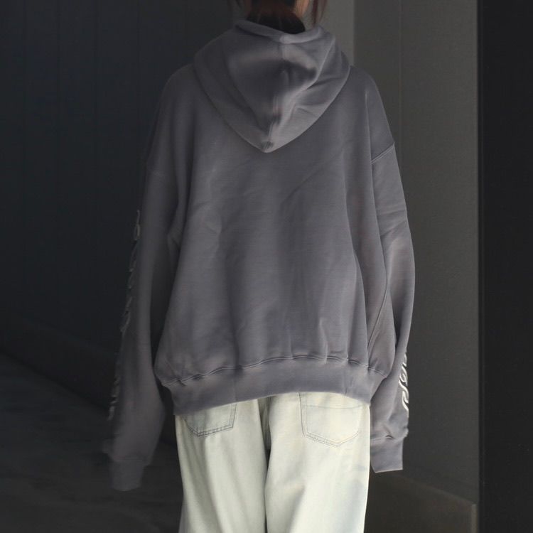 【残り一点】Leather Flame Hoodie