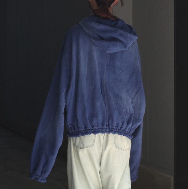 【残り一点】Washed Ordinary Old Style Zip Hoodie