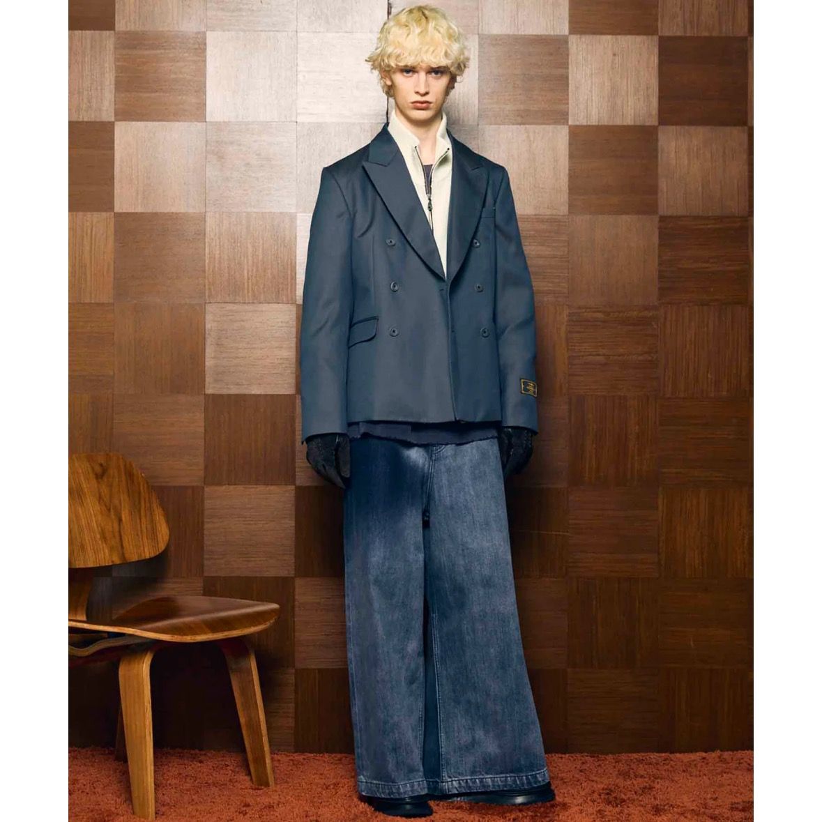 【残り一点】Hyper Wide Denim Baggy Pants