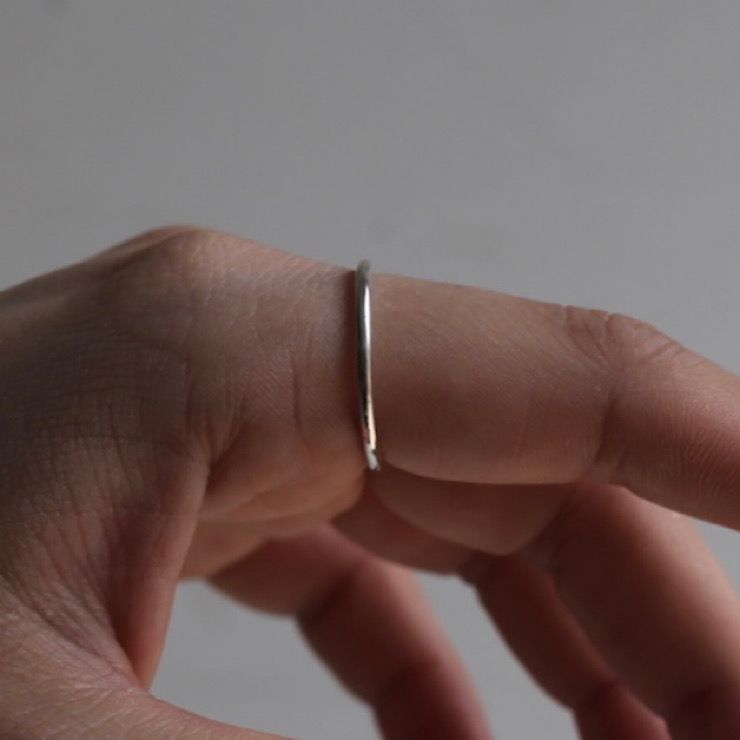 【お取り寄せ注文可能】Silver Minimal Ring