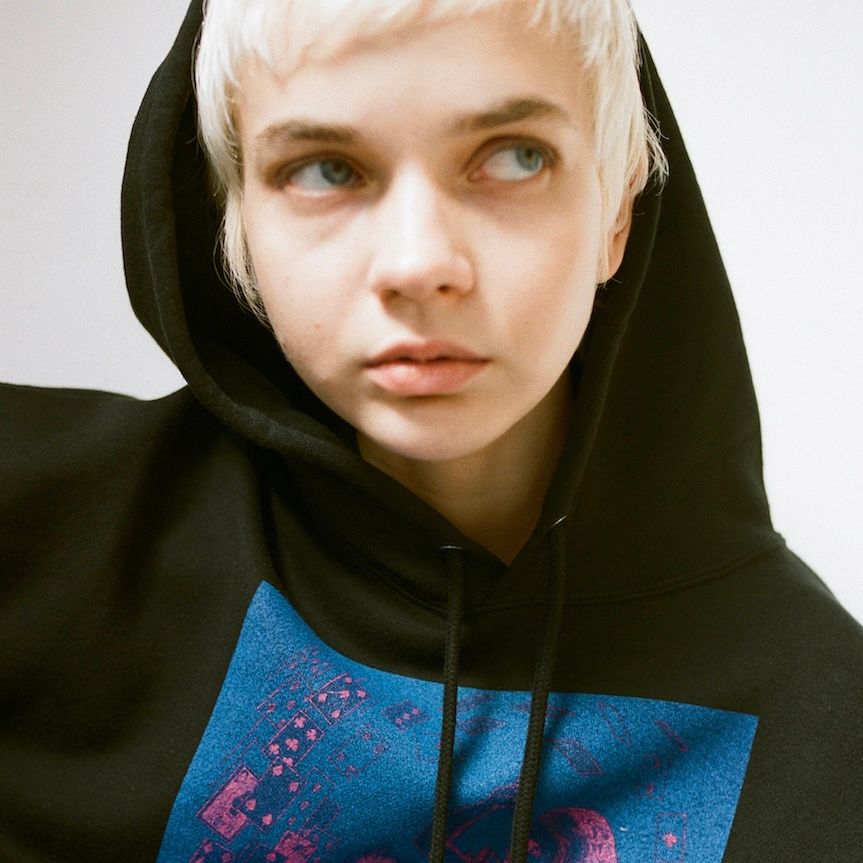 【残り一点】Oversized Print Hoodie