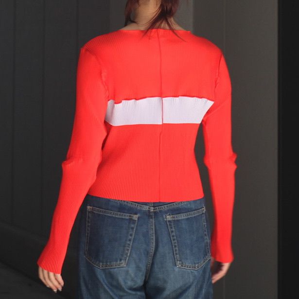【残り一点】Tiny Border Top