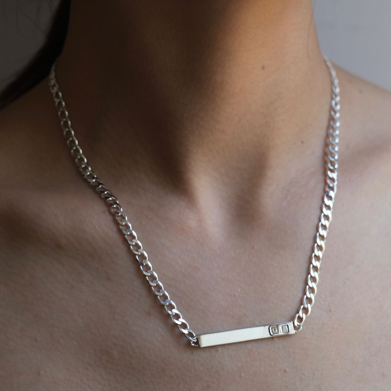 【残り一点】ID Necklace Medium(SILVER)