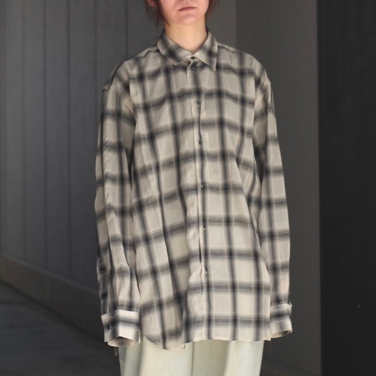 【残り一点】シズルチェックL/Sシャツ