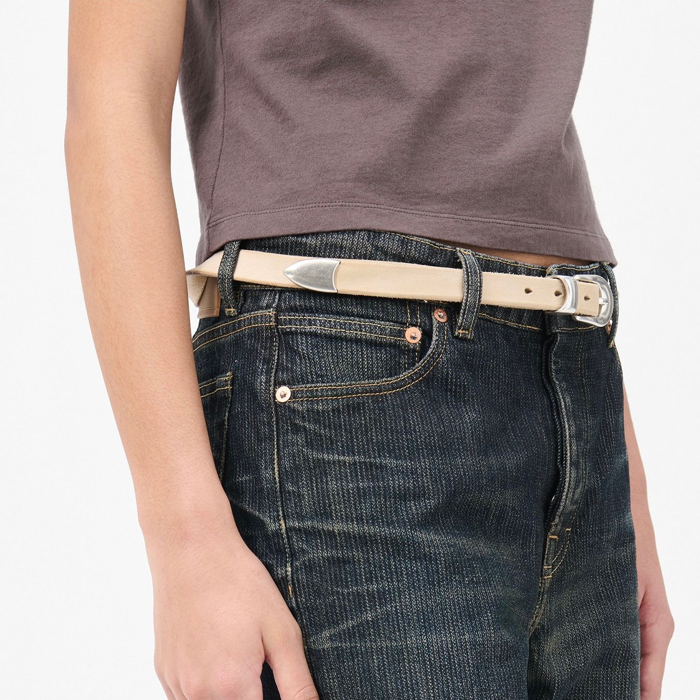 【残り一点】2cm Belt(CHALKY WHITE)