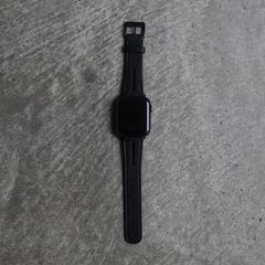 【残り一点】レザーハイブリッドバンド for Apple Watch(BLACK)