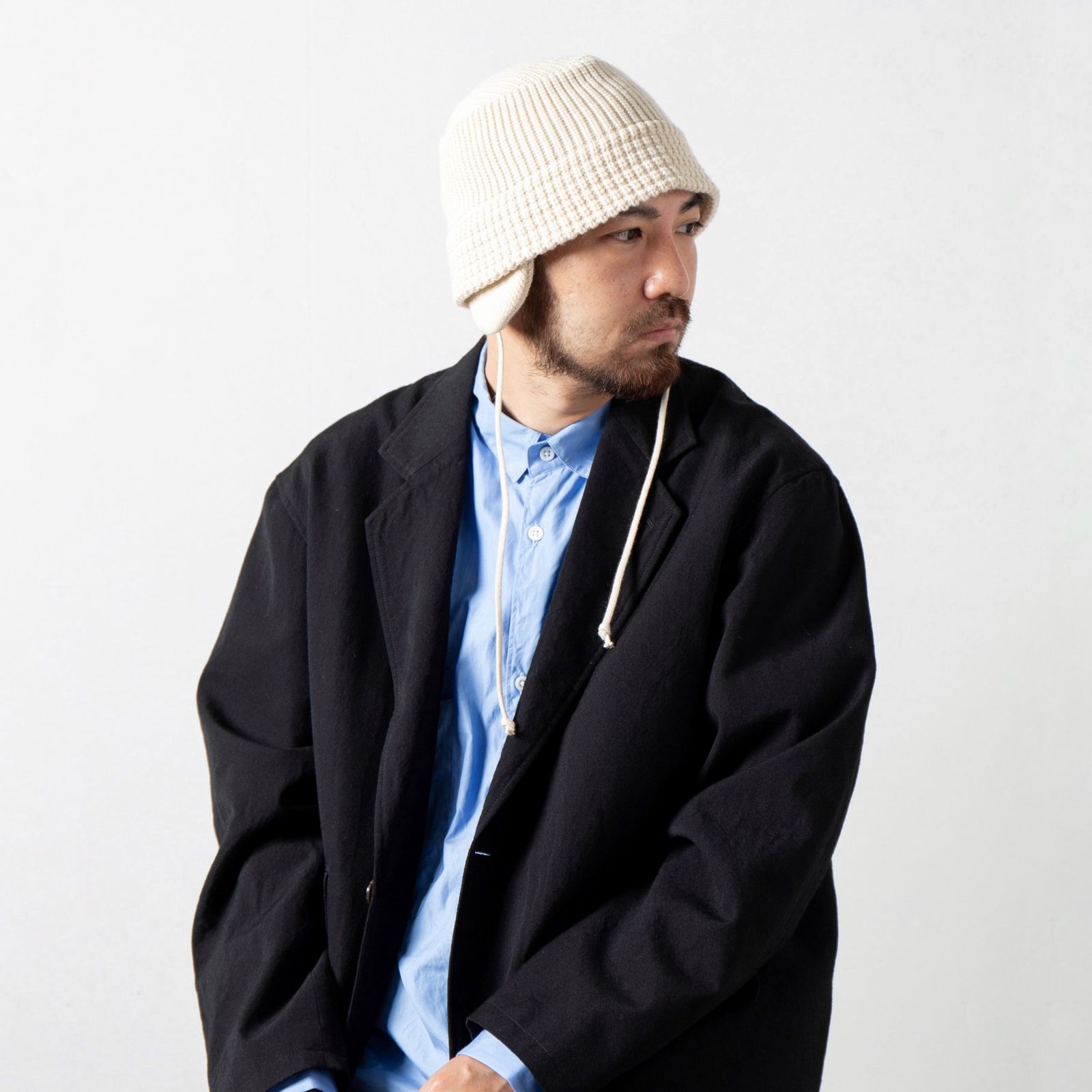【残り一点】Ear Knit Bucket Hat