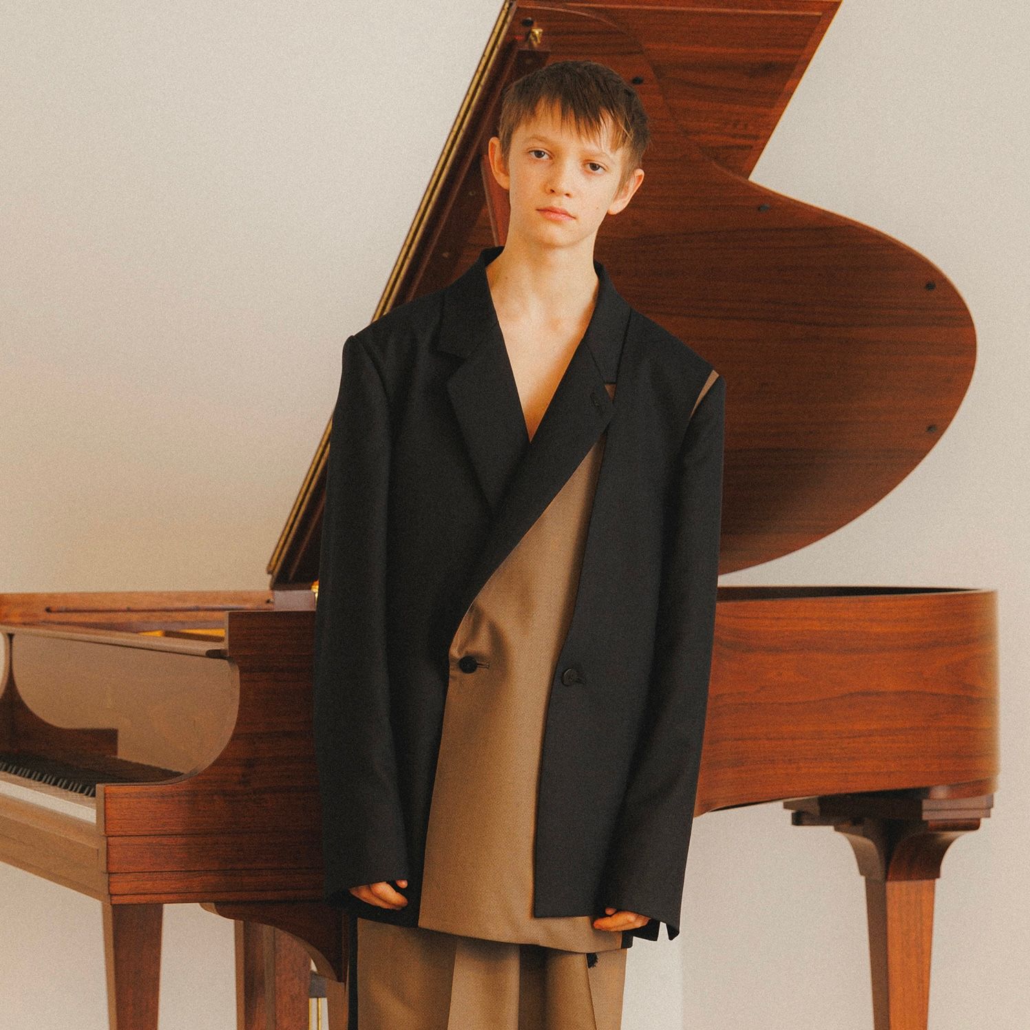 エトセンス　ETHOSENS STRING TAILORED JACKET ETHOSENS/エトセンス】Layer jacket（テーラードジャケット