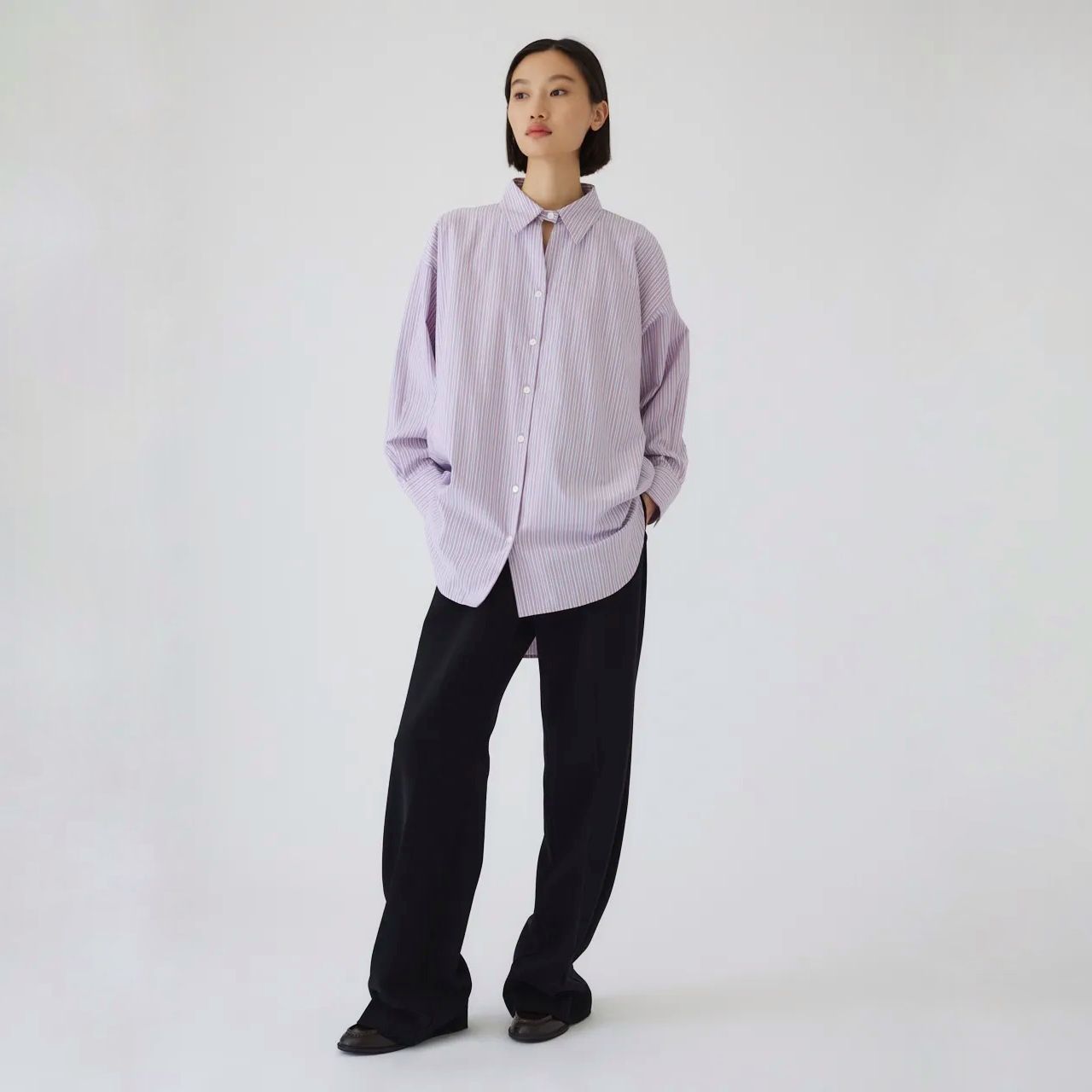 【激安大特価！】 RIM.ARK - 【残り一点】Back Volume Stripe SH | ACRMTSM ONLINE トップス