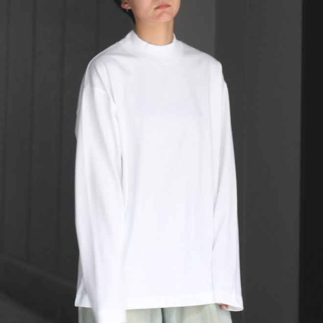 【残りわずか】12/- Air Spinning Mockneck T-shirt