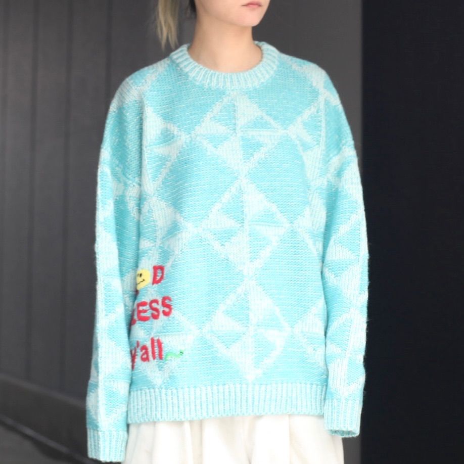 美品 TTT MSW 22SS Quilt Pattern Knit ニット L www.mindel.gob.sv