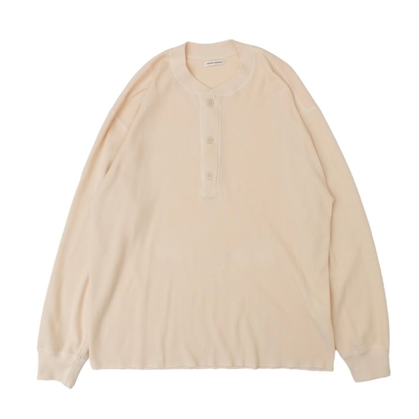 【残り一点】Waffle Henry Neck L/S T-Shirts